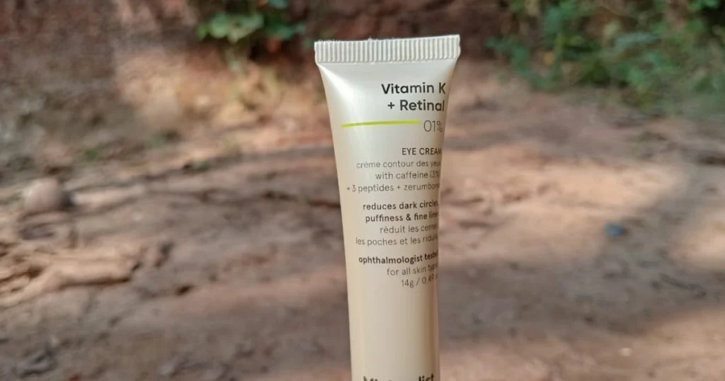2-Week Review: Does Minimalist Vitamin K + Retinal 01% Under Eye Cream Really Work?