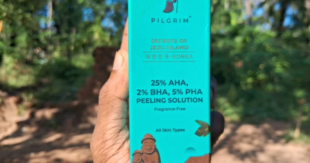 Pilgrim 25% AHA + 2% BHA + 5% PHA Peeling Solution: After 1 month Review