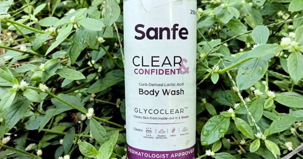 Sanfe Clear And Confident Glycolic Acid Body Wash Review