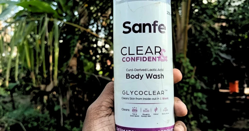 Sanfe Clear And Confident Glycolic Acid Body Wash Review