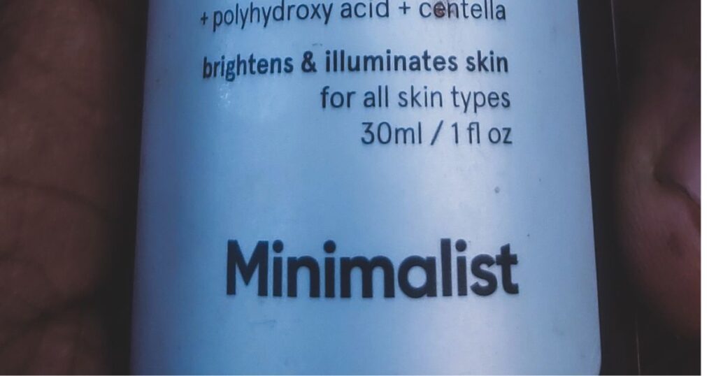 Brightened Skin? Minimalist 10% Vitamin C Review